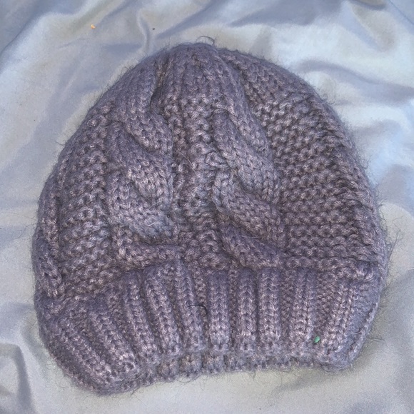 Cute Grey Knit Beanie - Picture 2 of 2
